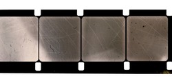 blank and empty 16mm movie film strip, just blend in your content to get that old film effect