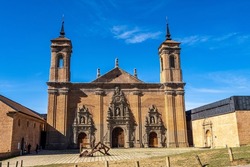 The new Royal Monastery Of San Juan De La Pena near Jaca. Huesca, Aragon. Spain. 17th centruary.