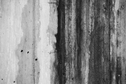abstract black and white of shades of grey concrete or cement wall close up with water damage and abstract design in grey and white black room for type content logo horizontal background 