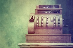 Antique style cash register 