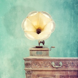 Vintage gramophone 