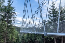 Village of Dolni Morava in the Czech Republic - the longest suspension bridge - Sky Bridge