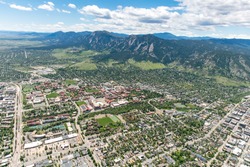 Aerial Photo of Boulder, Colorado