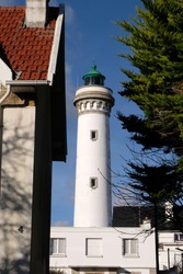 Lighthouse of Quiberon in Morbihan in Brittany 