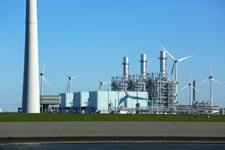 gas fired power plant in the Netherlands
