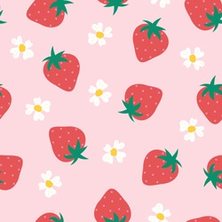 Strawberry Vector Pattern - Free Stock Photo by Sara on Stockvault.net