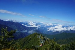 Cloud Formation in Zuluk Silk Route Sikkim