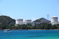 Nuclear power plant of mihama fukui prefecture japan
