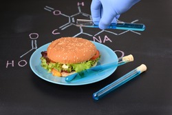 Chemical additives and paint in food.