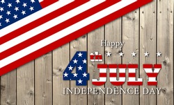 USA Independence Day banner background