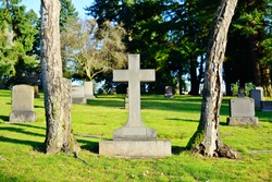 Cross Grave Stones, WA-USA