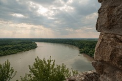 The Danube River from Devin Castle in Bratislava