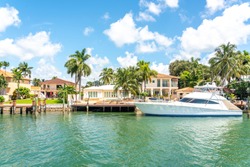 Luxurious house in Miami Beach, Florida, USA