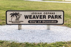 Josiah Cephas Weaver Park in Dunedin, Florida.