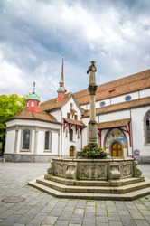 Franziskan church in Luzern of Switzerland