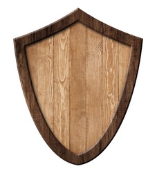Wooden defense protection shield board made of natural wood with