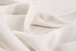 Background photo using wrinkles on white silk cloth