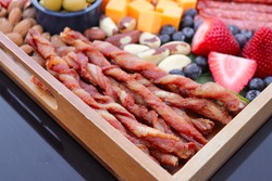 Keto Platter Board Bacon Twists