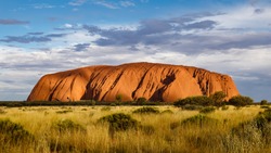 A red sandstone rock in Australia
