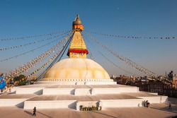 Boudhanath stupa, Kathmandu, Nepal
