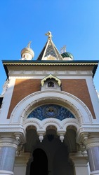 The Russian Orthodox Cathedral Saint-Nicolas of Nice,  France, the largest Eastern Orthodox Cathedral in Western Europe.