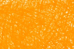 orange crayon drawings on white paper background texture