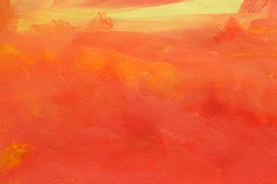 orange painted artistic canvas background texture