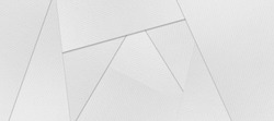 Abstract white paper geometry composition background. minimal geometric lines paper texture