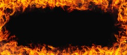 fire texture with black background