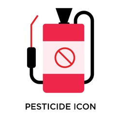 Pesticide icon vector isolated on white background for your web and mobile app design, Pesticide logo concept