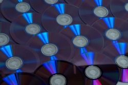 DVD-ROM data carrier, CD-ROM data carrier color blue