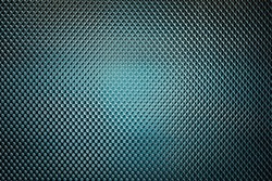 Seamless pattern backdrop of dark steel grid, Cool green tone of mesh texture, Wavy steel stripes design, Abstract geometric pattern, Can be used as background for display or montage your products.