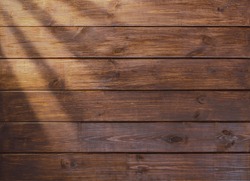 brown wooden plank desk table background texture top view