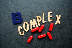 Vitamin B complex consists of 8 types of vitamin B B1 thiamine B2 riboflavin B3 niacin B5 pantothenic acid  B6 Pyridoxine ,  B7 biotin , B9  Folic, B12  Cobalamin,