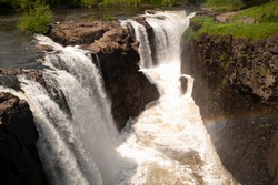 Paterson Great falls National historic park in New Jersey 