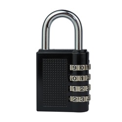 isolated number combination security  code black pad lock on white background
