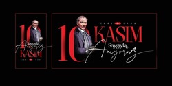 November 10 is the anniversary of Atatürk's death on letter 