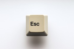 Esc button  from computer keyboard