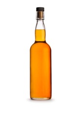 Tall Clear Glass Bottle - Whiskey / Rum / Tequila - Shadow