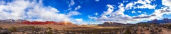 Panoramic View of Red Rock Canyon National Conservation Area Near Las Vegas, Nevada