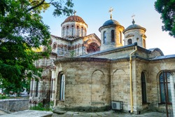 Church of Saint John The Baptist in Kerch, Crimea. It's one of oldest orthodox churches, was founded in VIII AD. It's built in traditional Byzantine style