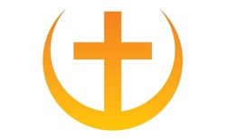modern cross icon usable for web logo icon