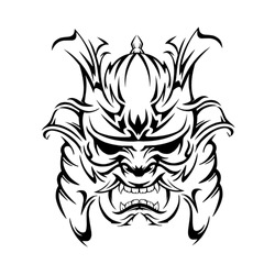 japanese samurai tribal tattoo design