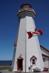 East Point Lighthouse on Prince Edward Island, Canada