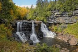 Blackwater Falls Surrounded by Autumn Color