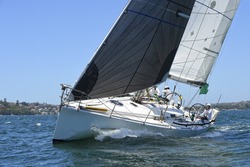 Sailing yacht race. Yachting. Sailing