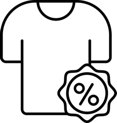 custom T-shirts Service Promo Vector Icon Design, Winter Fall Sales Elements Symbol, Black Friday or Year End Promotion Sign, Shopping Season Discount Template, Special Offer on Apparel Concept 