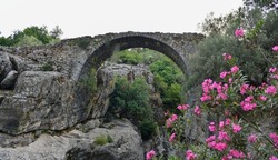 Ancient Roman Stone Bridge Architecture