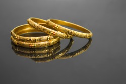 traditional indian gold bangles, also known as 