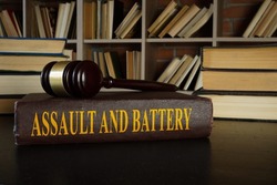 Law about assault and battery and gavel.